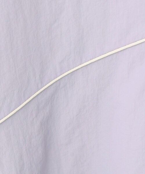 SHOO・LA・RUE（シューラルー）の「【100-150cm/洗える/男女兼用】スタンドカラー パイピングブルゾン（ブルゾン・キッズ・ブラック/パープル/ベージュ・11/10/12/15 /13/14）」の19枚目の写真