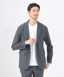 ABAHOUSE GRAY | 【セットアップ対応】シルキータッチ ウォッシャブル ジャケット(テーラードジャケット)
