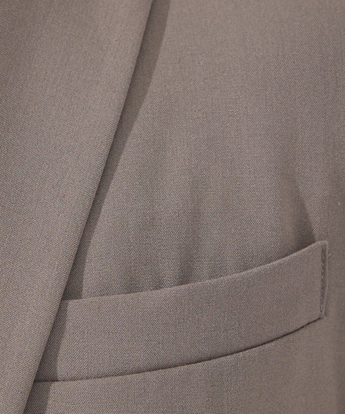 ABAHOUSE GRAY（アバハウスグレイ）の「【セットアップ対応】シルキータッチ ウォッシャブル ジャケット（テーラードジャケット・メンズ・モカ/ネイビー/ブラック/チャコールグレー・44/46/48/50）」の15枚目の写真