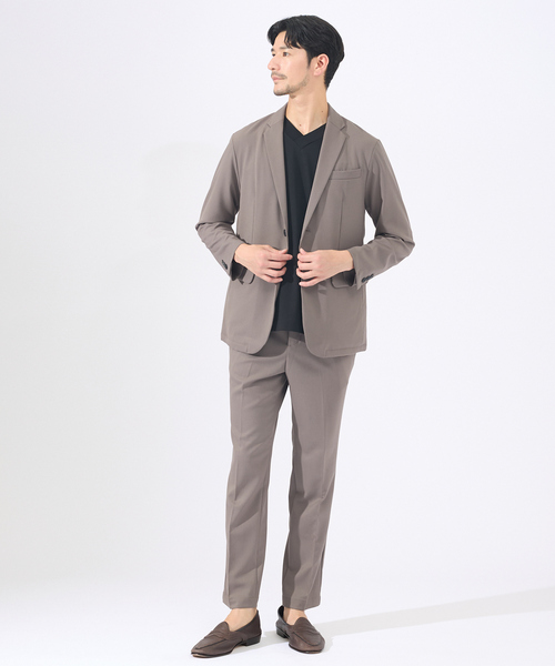 ABAHOUSE GRAY（アバハウスグレイ）の「【セットアップ対応】シルキータッチ ウォッシャブル ジャケット（テーラードジャケット・メンズ・モカ/ネイビー/ブラック/チャコールグレー・44/46/48/50）」の17枚目の写真