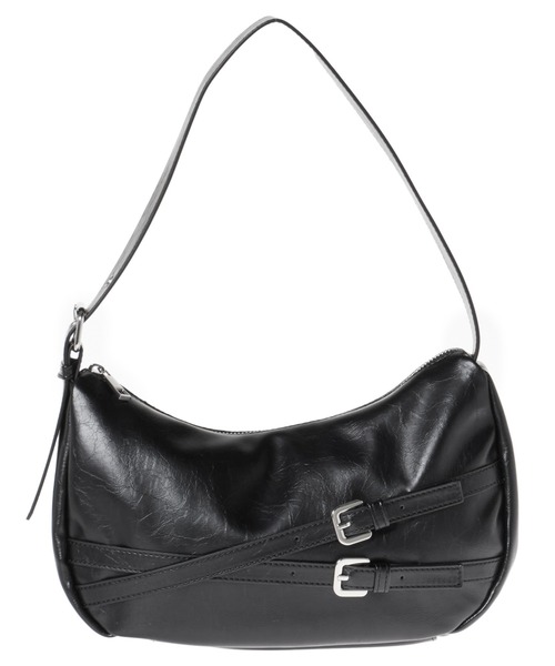 INGNI（イング）の「ベルト付きショルダーバッグ（ハンドバッグ・レディース・オフホワイト/ブラック・ONE SIZE）」の7枚目の写真