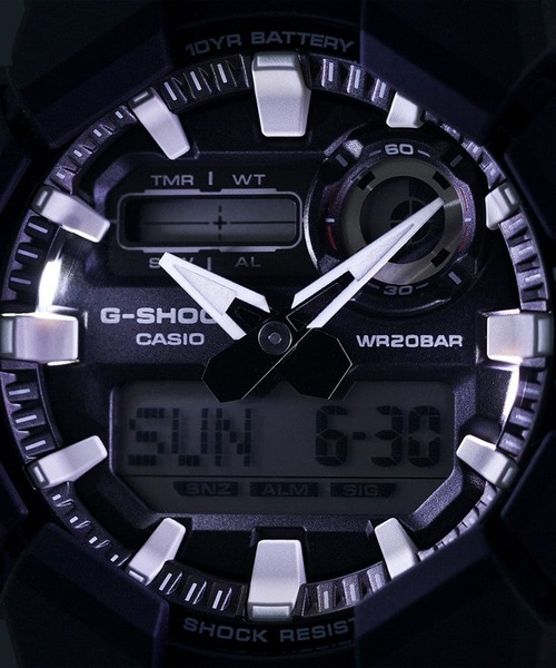 G-SHOCK(ジーショック)の「G-SHOCK/ジーショック 腕時計 GA-010-1A1JF(アナログ腕時計・メンズ・ブラック・ONE)」の3枚目の写真