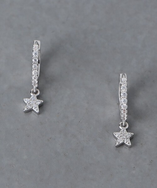 ミニスター パヴェ フープピアス（ピアス（両耳用））｜UNITED ARROWS 