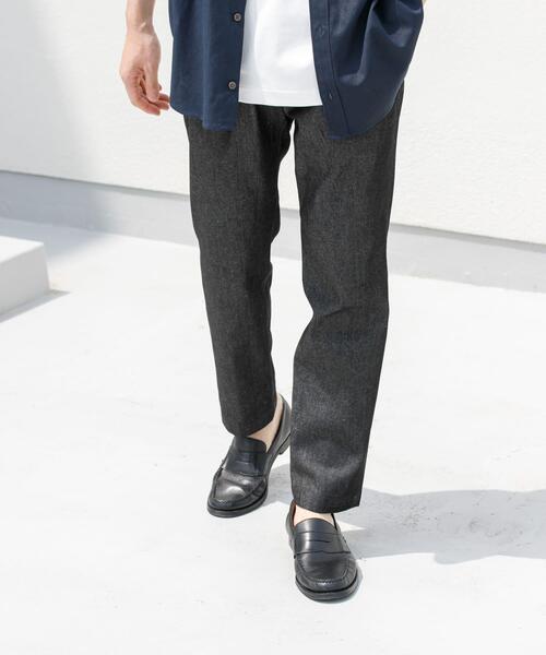 URBAN RESEARCH ROSSO MEN(アーバンリサーチロッソメン)の「『WEB限定』『XLサイズあり』ベルテッドデニムスラックス(デニムパンツ・メンズ・ブラック/インディゴブルー・SMALL/MEDIUM/LARGE/X-LARGE)」の10枚目の写真