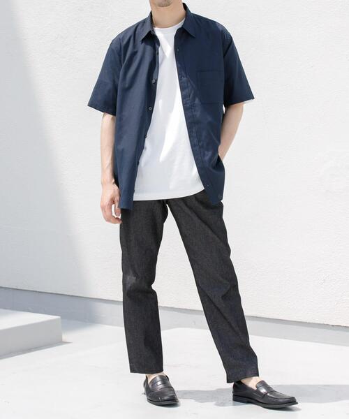 URBAN RESEARCH ROSSO MEN(アーバンリサーチロッソメン)の「『WEB限定』『XLサイズあり』ベルテッドデニムスラックス(デニムパンツ・メンズ・ブラック/インディゴブルー・SMALL/MEDIUM/LARGE/X-LARGE)」の14枚目の写真