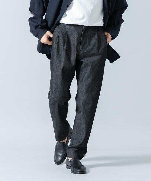 URBAN RESEARCH ROSSO MEN(アーバンリサーチロッソメン)の「『WEB限定』『XLサイズあり』ベルテッドデニムスラックス(デニムパンツ・メンズ・ブラック/インディゴブルー・SMALL/MEDIUM/LARGE/X-LARGE)」の16枚目の写真