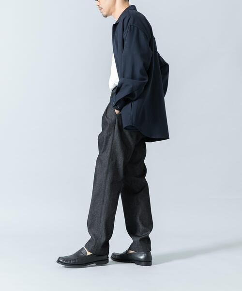 URBAN RESEARCH ROSSO MEN(アーバンリサーチロッソメン)の「『WEB限定』『XLサイズあり』ベルテッドデニムスラックス(デニムパンツ・メンズ・ブラック/インディゴブルー・SMALL/MEDIUM/LARGE/X-LARGE)」の21枚目の写真