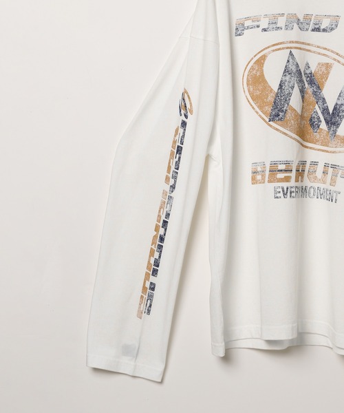 PBLIM(ページボーイリム)の「《UNISEX》スプレーロゴロンT(Tシャツ/カットソー・レディース・ベージュ/ブラック/ホワイト・MEDIUM/LARGE)」の22枚目の写真