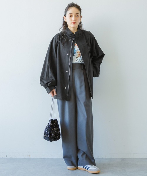 RAGEBLUE（レイジブルー）の「2WAY/バックフリルデザイン/ショートモッズコート（モッズコート・レディース・ホワイト/オリーブ/ブラック・FREE）」の11枚目の写真