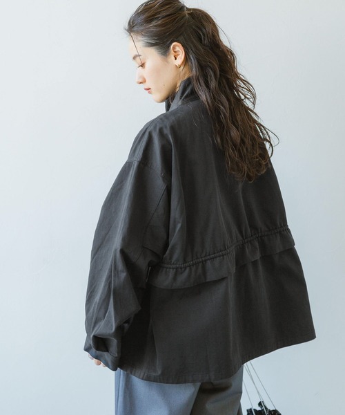 RAGEBLUE（レイジブルー）の「2WAY/バックフリルデザイン/ショートモッズコート（モッズコート・レディース・ホワイト/オリーブ/ブラック・FREE）」の20枚目の写真