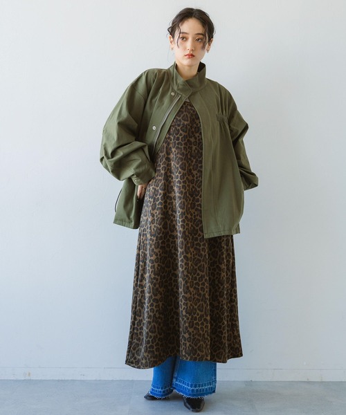 RAGEBLUE（レイジブルー）の「2WAY/バックフリルデザイン/ショートモッズコート（モッズコート・レディース・ホワイト/オリーブ/ブラック・FREE）」の22枚目の写真