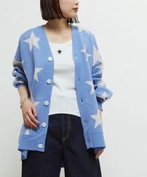 CONVERSE TOKYO（コンバーストウキョウ）の「STAR★ JACQUARD KNIT CARDIGAN（カーディガン/ボレロ）」
