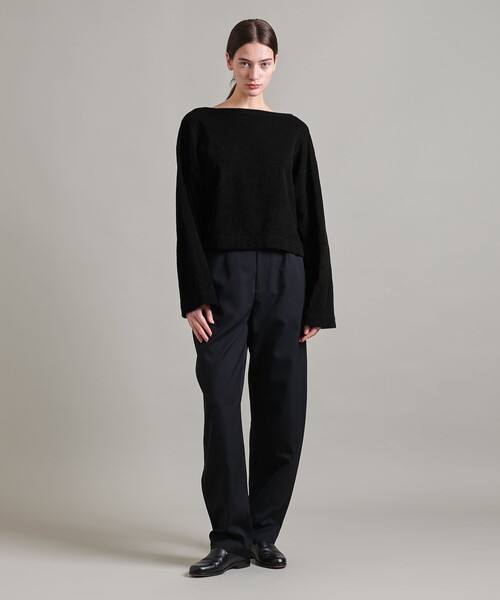 【美品】エブール Tシャツ カットソー プルオーバー ボートネック 美品】エブール Tシャツ カットソー プルオーバー ボートネック