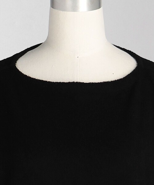 tシャツ 「LOEFF」パイル ボートネック プルオーバー レディース セール】＜LOEFF＞パイル ボートネック プルオーバー（Tシャツ