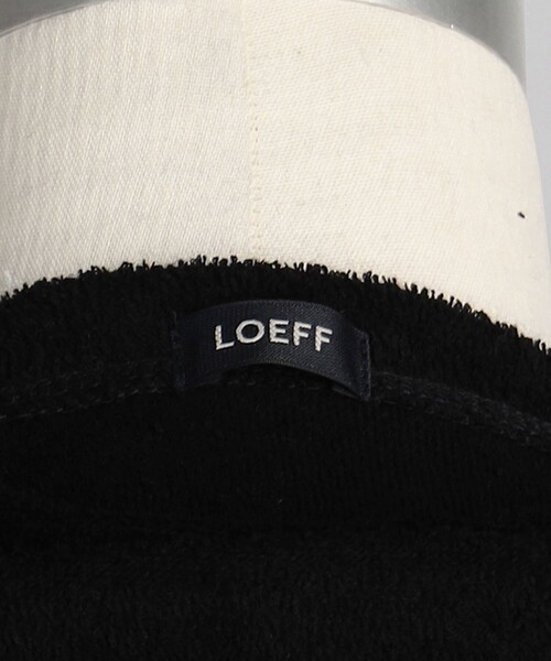 tシャツ 「LOEFF」パイル ボートネック プルオーバー レディース セール】＜LOEFF＞パイル ボートネック プルオーバー（Tシャツ