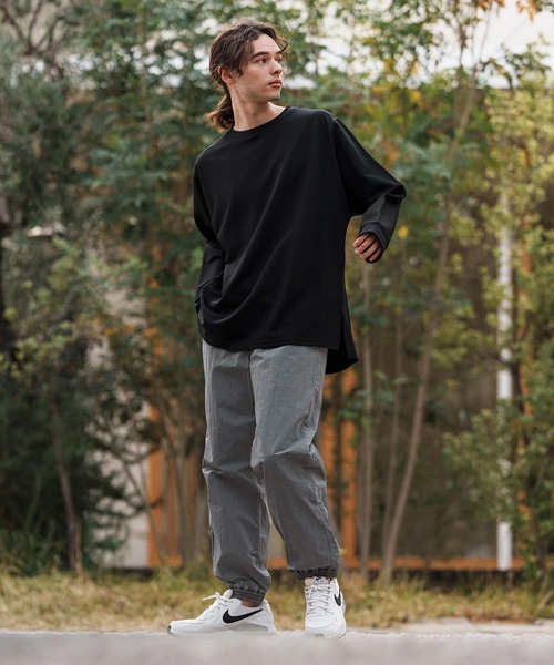 CAMBIO（カンビオ）の「mp13285-Garment Dye Nylon Pants ナイロンパンツ（その他パンツ・メンズ・スモーク/オリーブ・S/M/L）」の14枚目の写真
