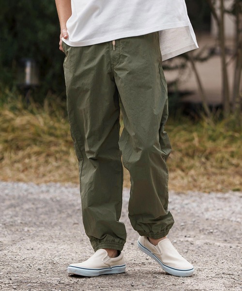 CAMBIO（カンビオ）の「mp13285-Garment Dye Nylon Pants ナイロンパンツ（その他パンツ・メンズ・スモーク/オリーブ・S/M/L）」の17枚目の写真