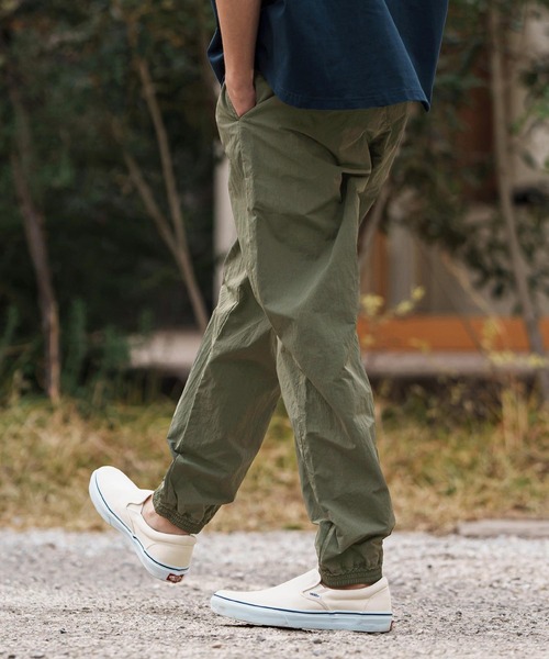 CAMBIO（カンビオ）の「mp13285-Garment Dye Nylon Pants ナイロンパンツ（その他パンツ・メンズ・スモーク/オリーブ・S/M/L）」の18枚目の写真
