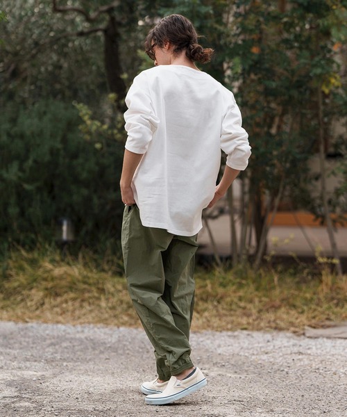 CAMBIO（カンビオ）の「mp13285-Garment Dye Nylon Pants ナイロンパンツ（その他パンツ・メンズ・スモーク/オリーブ・S/M/L）」の22枚目の写真