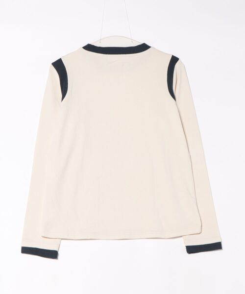 BANICO（バニコ）の「【Banico】カラーコンビネーション長袖トップス（Tシャツ/カットソー・レディース・ベージュ/ネイビー/イエロー/ホワイト/ブラック・FREE）」の22枚目の写真