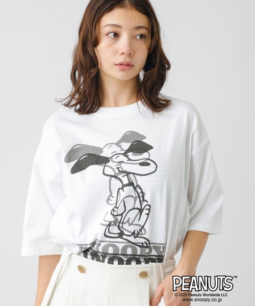 JOHNBULL/ジョンブル】PEANUTS プリントTシャツ / スヌーピー