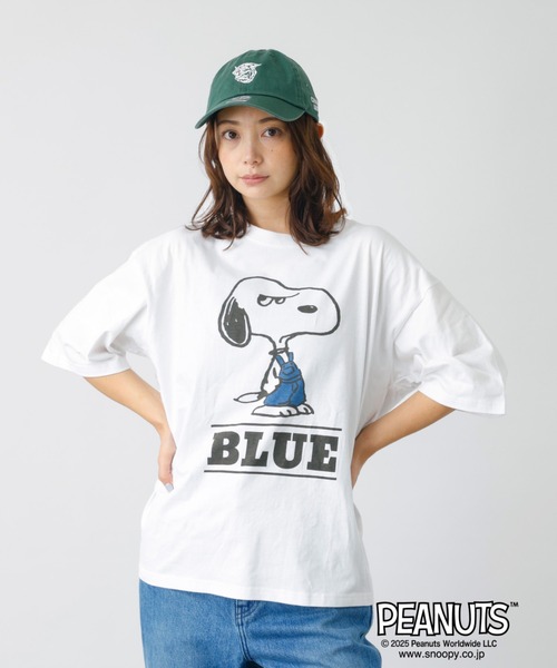 JOHNBULL PEANUTS ウッドストック プリントTシャツ  レディース メンズ ジョンブル スヌーピー JT243C04 半袖 tee ブランド 大きめ 白 メール便(185円)対応 Johnbull tシャツ 「JOHNBULL/ジョンブル」PEANUTS プリントT