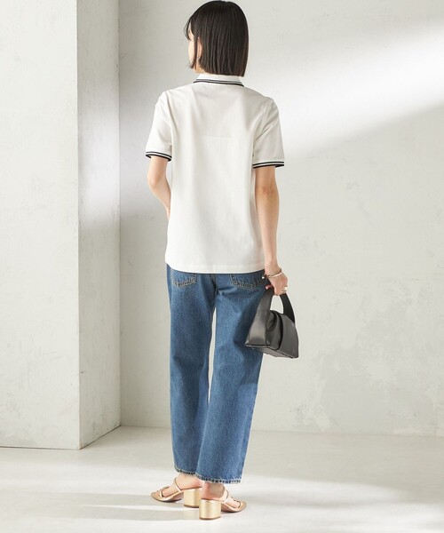 FRED PERRY（フレッドペリー）の「FRED PERRY:G3600 TWIN TIPPED SHIRTS（ポロシャツ・レディース・ホワイト/ブラック/オリーブ/ピンク/レッド/ネイビー/ブラック系/ワイン/ライトブルー・ONE SIZE）」の11枚目の写真