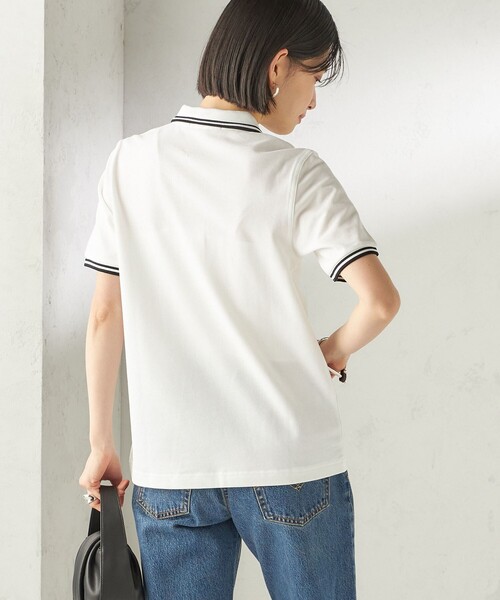 FRED PERRY（フレッドペリー）の「FRED PERRY:G3600 TWIN TIPPED SHIRTS（ポロシャツ・レディース・ホワイト/ブラック/オリーブ/ピンク/レッド/ネイビー/ブラック系/ワイン/ライトブルー・ONE SIZE）」の15枚目の写真
