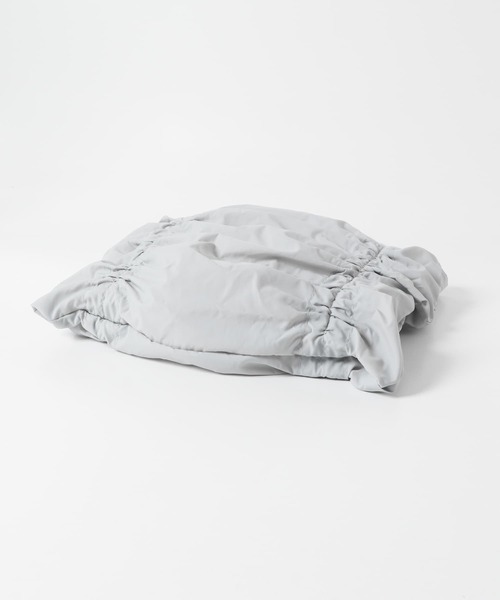 SMELLY（スメリー）の「ナイロンギャザートート（トートバッグ・レディース・チャコールグレー/ライトグレー・-）」の15枚目の写真