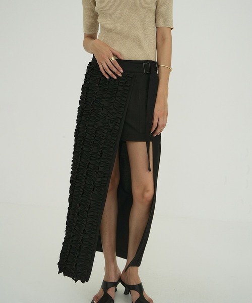 セール】FRILL WRAP SKIRT（スカート）｜CLANE（クラネ）の