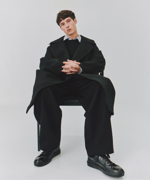 UNITED TOKYO(ユナイテッドトウキョウ)の「TRIPLE CLOTH タイロッケンコート 軽量|ストレッチ|防シワ(トレンチコート・メンズ・ライトグレー/ダークグレー/ブラック・1/2/3)」の13枚目の写真