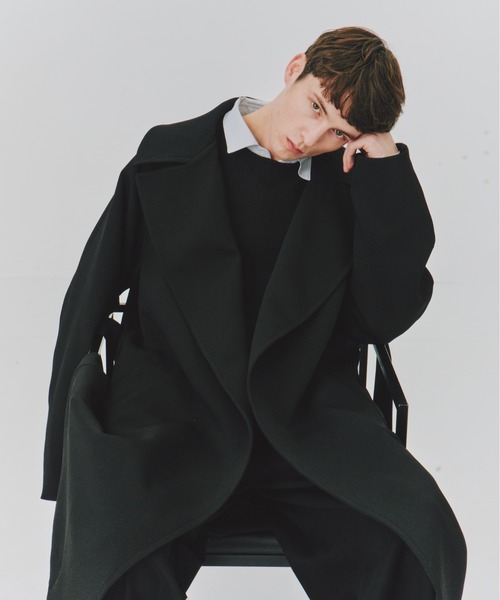 UNITED TOKYO(ユナイテッドトウキョウ)の「TRIPLE CLOTH タイロッケンコート 軽量|ストレッチ|防シワ(トレンチコート・メンズ・ライトグレー/ダークグレー/ブラック・1/2/3)」の4枚目の写真