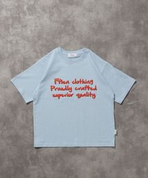 FFEIN | 【FFEIN（フェイン）】手書きロゴショート丈Tシャツ / Tシャツ クルーネック 半袖 プリント 手書きロゴ【短丈】(Tシャツ/カットソー)