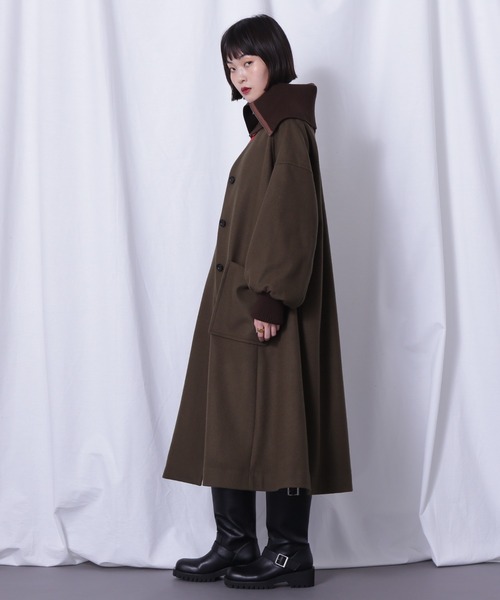 ROSE BUD（ローズバッド）の「(mici)ウールロングコート（その他アウター・レディース・ブラック/カーキ/ブルー・S/M）」の13枚目の写真