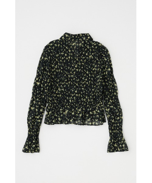 MOUSSY SHIRRING FLORAL FIT シャツ セール】SHIRRING FLORAL FIT シャツ（シャツ/ブラウス