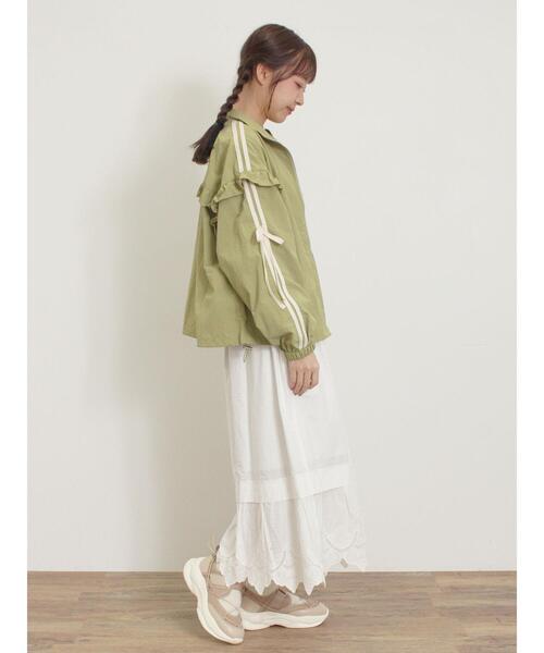 Samansa Mos2(サマンサ モスモス)の「裾スカラップレースペチスカート(スカート・レディース・ベージュ/ブラック/オフホワイト・F)」の17枚目の写真