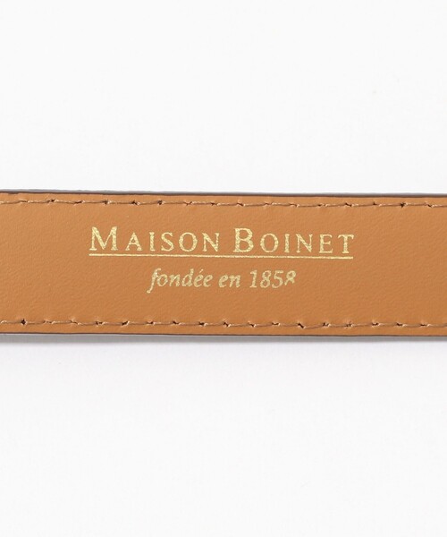 MAISON BOINET（メゾンボワネ）の「MAISON BOINET concho ベルト（ベルト・レディース・ダークブラウン/キャメル・FREE）」の5枚目の写真