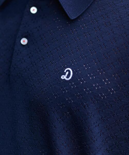 DRESSTERIOR(ドレステリア)の「レースジャカード ニットポロ(ポロシャツ・メンズ・ブラウン系その他/ネイビー/ベージュ・90/91/92/94)」の14枚目の写真