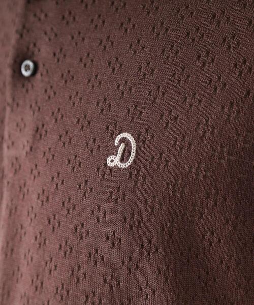 DRESSTERIOR(ドレステリア)の「レースジャカード ニットポロ(ポロシャツ・メンズ・ブラウン系その他/ネイビー/ベージュ・90/91/92/94)」の19枚目の写真