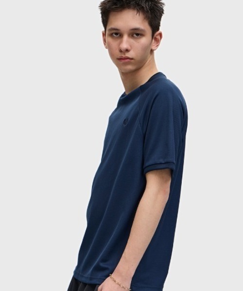 FRED PERRY Tシャツ Twin Tipped T-Shirt - Tennis Blue / Silver Blue / Navy