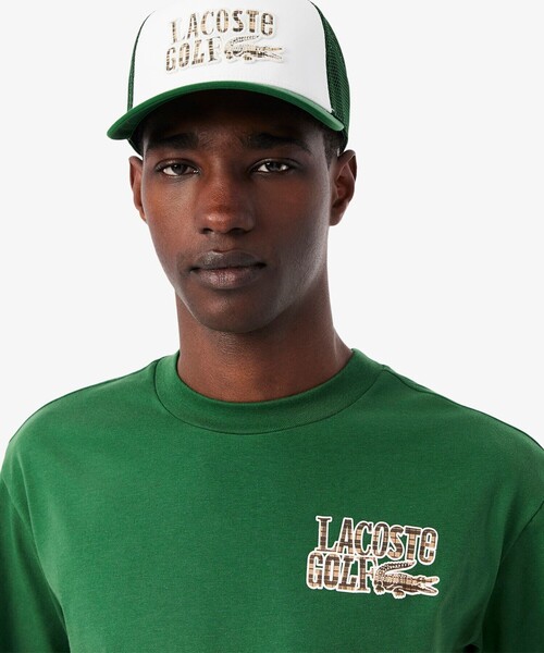 LACOSTE(ラコステ)の「ウルトラドライ ラコステゴルフ グラフィック バックプリントTシャツ(Tシャツ/カットソー・メンズ・グリーン・4/5)」の8枚目の写真