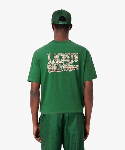 LACOSTE(ラコステ)の「ウルトラドライ ラコステゴルフ グラフィック バックプリントTシャツ(Tシャツ/カットソー・メンズ・グリーン・4/5)」の7枚目の写真