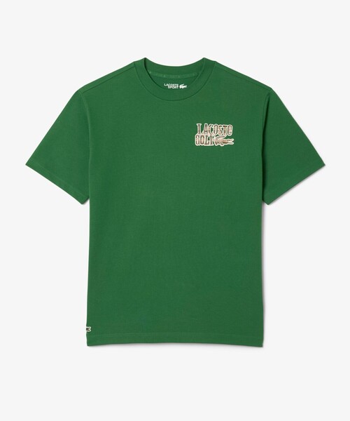 LACOSTE(ラコステ)の「ウルトラドライ ラコステゴルフ グラフィック バックプリントTシャツ(Tシャツ/カットソー・メンズ・グリーン・4/5)」の6枚目の写真