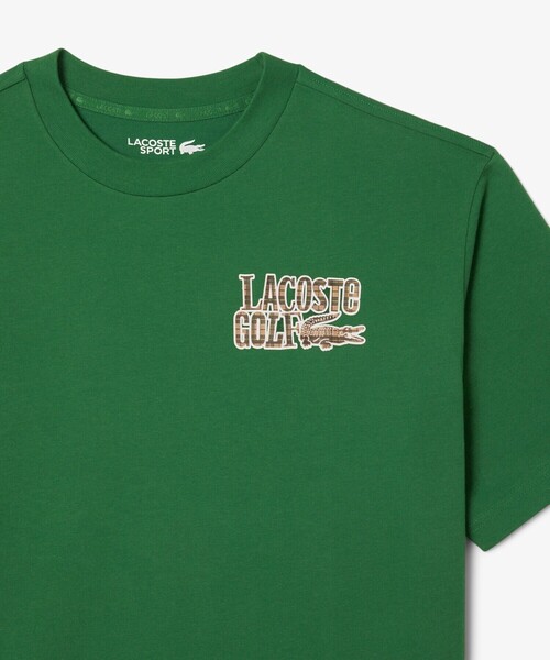 LACOSTE(ラコステ)の「ウルトラドライ ラコステゴルフ グラフィック バックプリントTシャツ(Tシャツ/カットソー・メンズ・グリーン・4/5)」の5枚目の写真