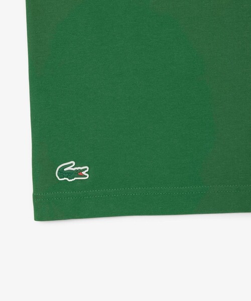 LACOSTE(ラコステ)の「ウルトラドライ ラコステゴルフ グラフィック バックプリントTシャツ(Tシャツ/カットソー・メンズ・グリーン・4/5)」の4枚目の写真