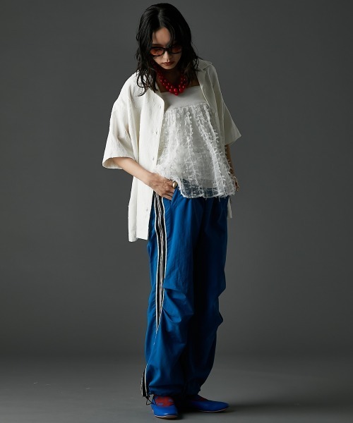 GEVS.(ジェイヴィス)の「綿麻シャツ<大きいサイズ有>GEVS.(シャツ/ブラウス・レディース・イエロー系/アイボリー・3L/LL/L/M/5L/4L)」の17枚目の写真