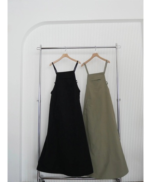 Belted Flare Jumper Skirt（ジャンパースカート）｜TRUNC 88