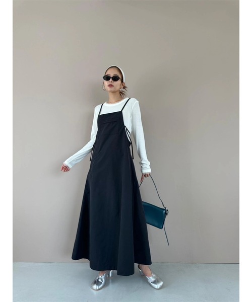 epa ジャンパースカート　jumper skirt Z-UP JUMPER SKIRT/ジップアップジャンパースカート（ワンピース