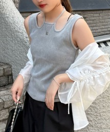 Lui's | フェードカッティングトップス(Tシャツ/カットソー)