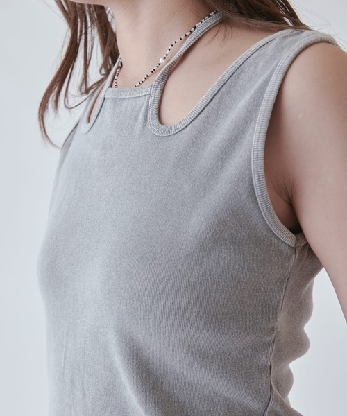 Lui's（ルイス）の「フェードカッティングトップス（Tシャツ/カットソー・レディース・ライトグレー/ブラック・FREE）」の16枚目の写真